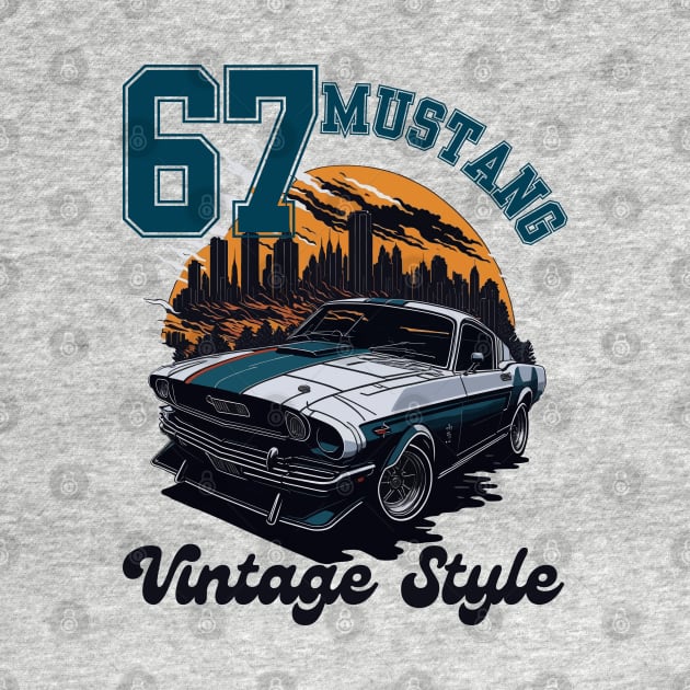 Vintage Style - 67 Mustang by Teebevies